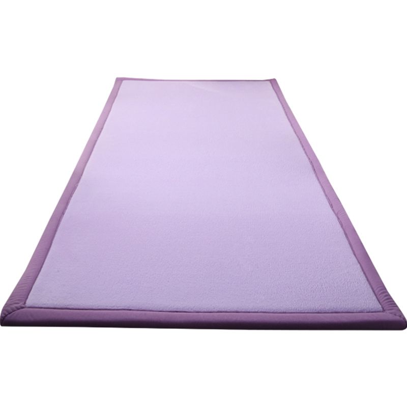 Simple Casual Rug Multi Colored Plain Indoor Rug Easy Care Pet Friendly Non-Slip Backing Carpet for Bedroom