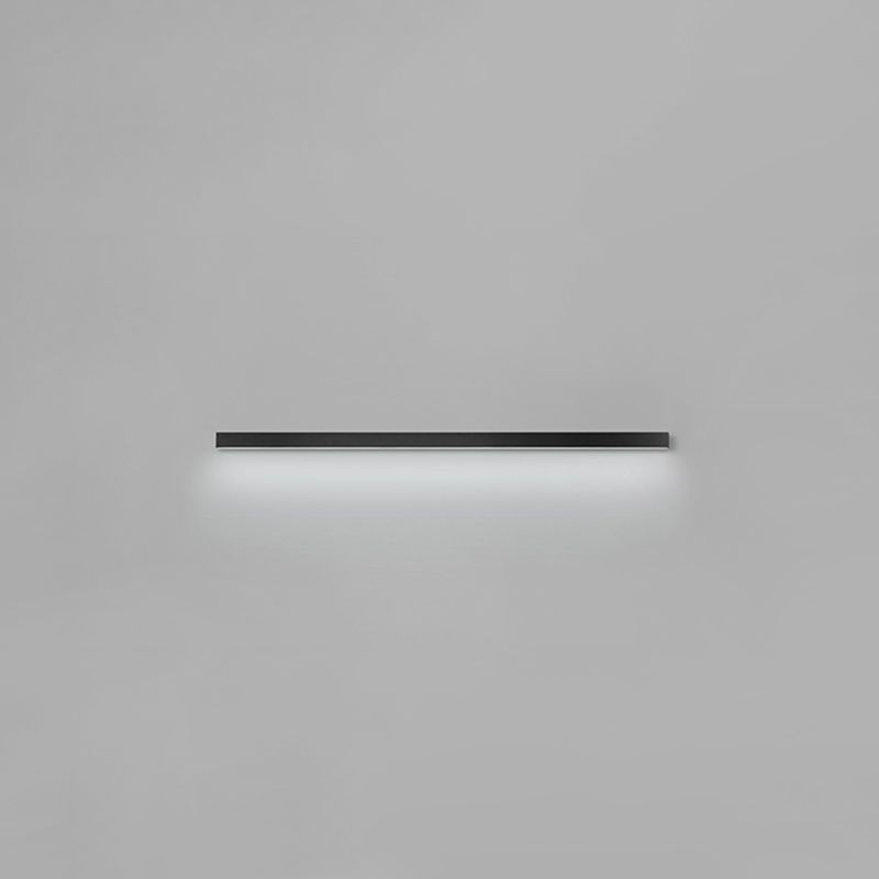 Luz de pared de metal de forma lineal Estilo moderno de 1 luces Luz de pared de 1 luces