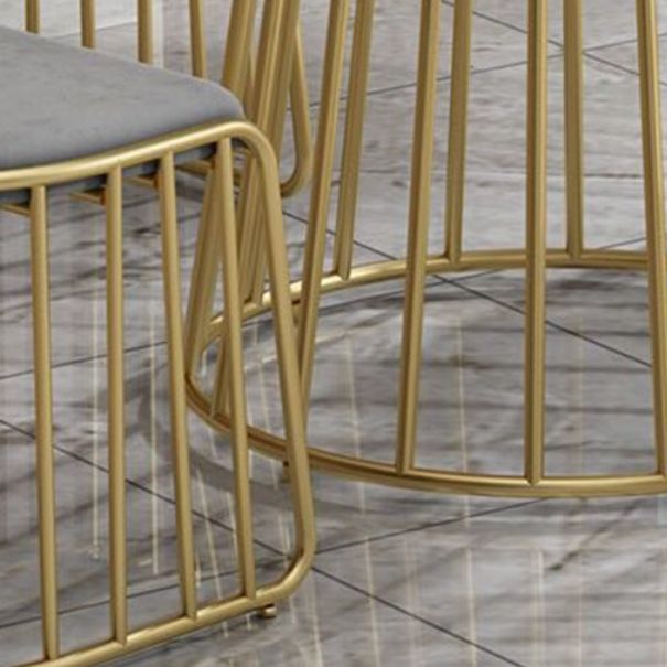 Modern 1/5 Pieces Dining Set Round Stone Dining Table for Milk  Tea Shop