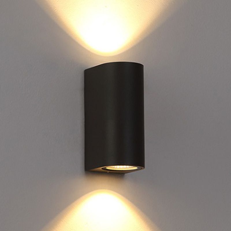 Estilo moderno decorativo decorativo de dos luces arriba y abajo de la pared LED apliques de pared al aire libre