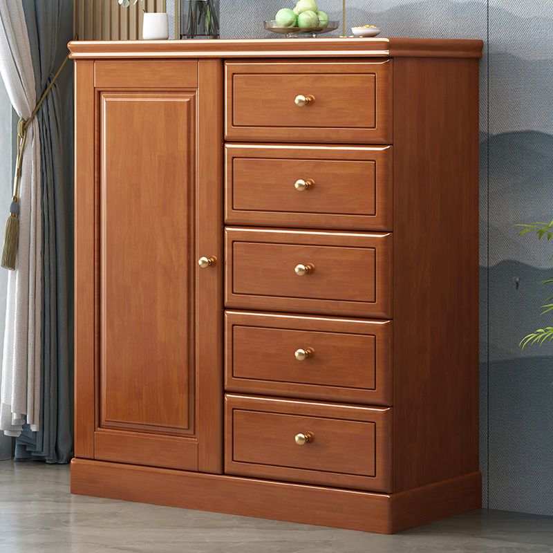 Contemporary Rectangle 1 - Door Standard with Drawer Bar Pulls Chest