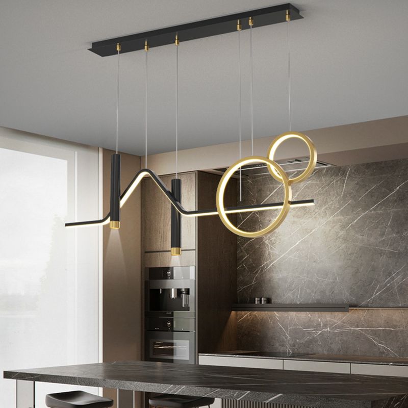 Pendre linéaire LED LED dans un style concis moderne