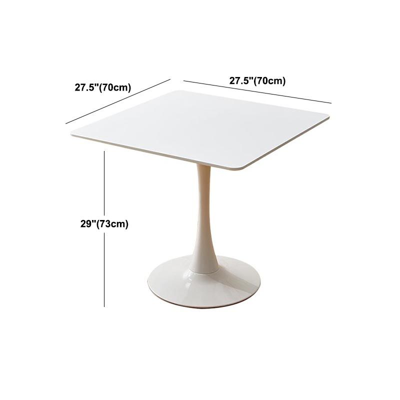 Modern White Manufactured Wood Table Home Tulip Dining Table