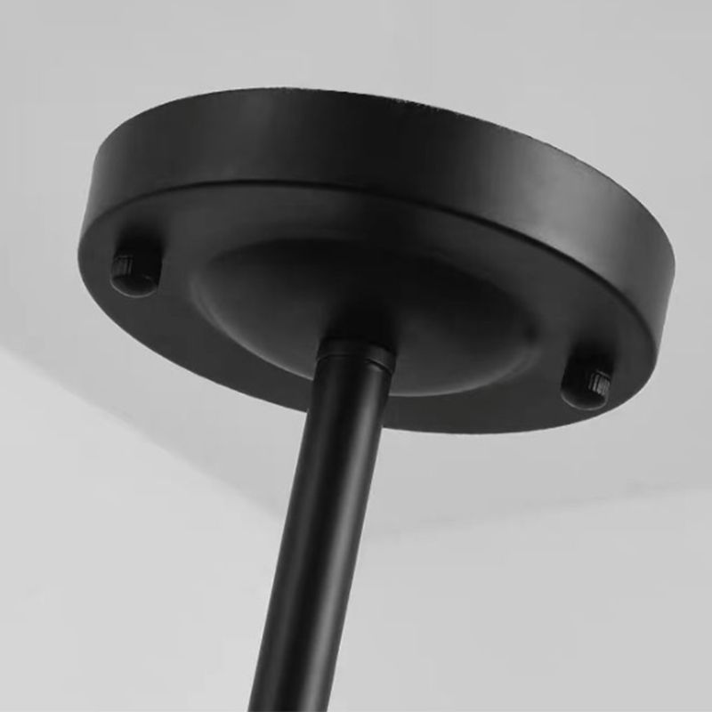 Metal Geometric Shape Chandelier Modern LED Chandelier Lamps for Bedroom