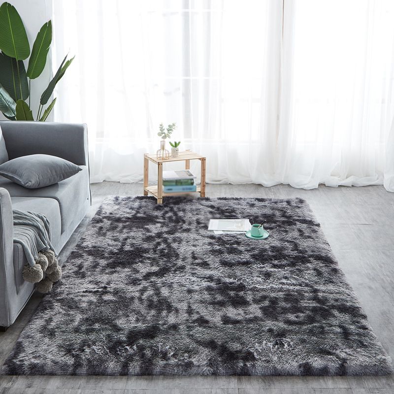 Grijs Tie Dye Area Rug Polyester Casual Trug Shad binnen Tapijt voor woningdecoratie