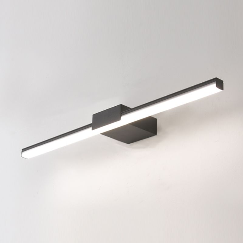 Moderna de estilo de tira de estilo iluminación de pared 1 apliques de pared ligeros para baño de ducha