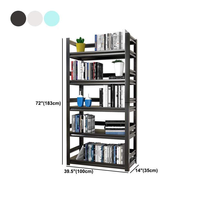 Rectangle Standard Bookshelf Scandinavian Metal Bookcase for Home Office