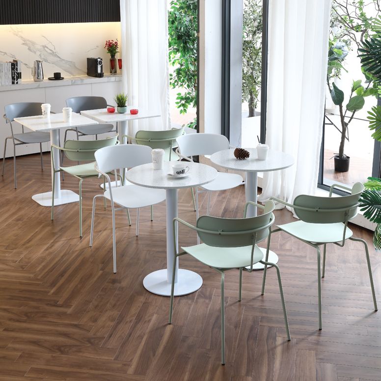 Industriële stijl eettafel voetstuk eetkamercollectie, 23,6 "l x 23.6''w x 29.5" h