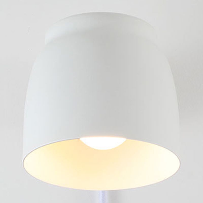 Single Contemporary Black/White/Grey Wall Mounted Sconce LED Wall Light