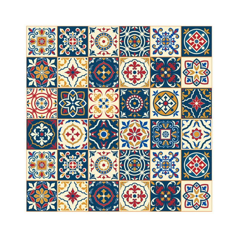 Morocco Geometric Pattern Rug Polyester Area Carpet Stain Resistant Rug for Home Decor