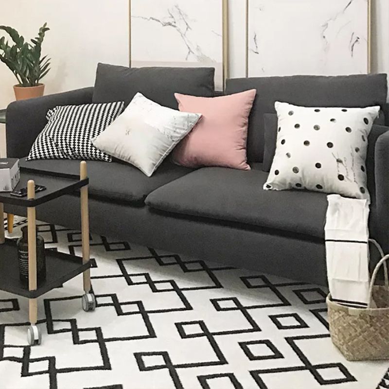 Contemporary Cushions Standard Pillow Top Arm Slipcovered Sofa