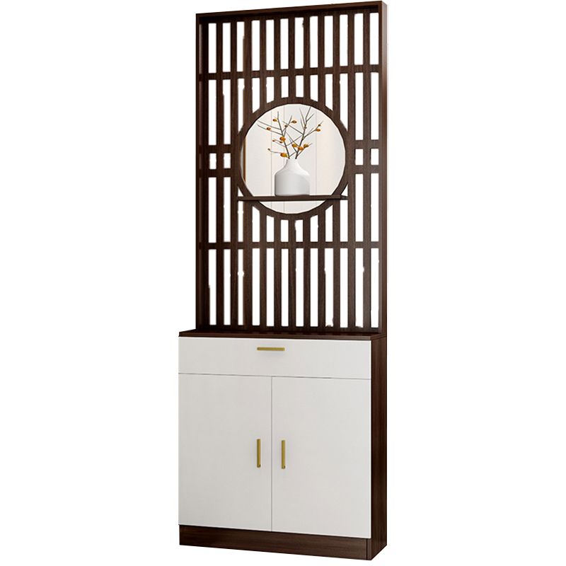 Contemporary Style Wooden 11.81" Wide Accent Cabinet with Door