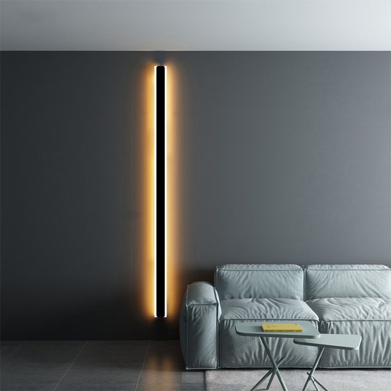 Modern Style Minimalist LED Wall Light Sconce with Acrylic Shade for Washroom