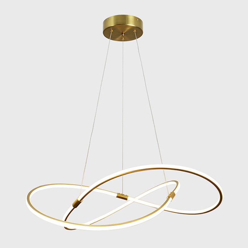 Luci a soffitto moderna a sospensione lampadario a pendente lineare per soggiorno