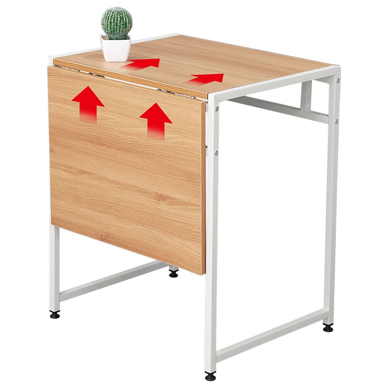 Modern Foldable Dinette Set 1/2/3 Pieces Rectangle Engineered Wood Dining Table Set