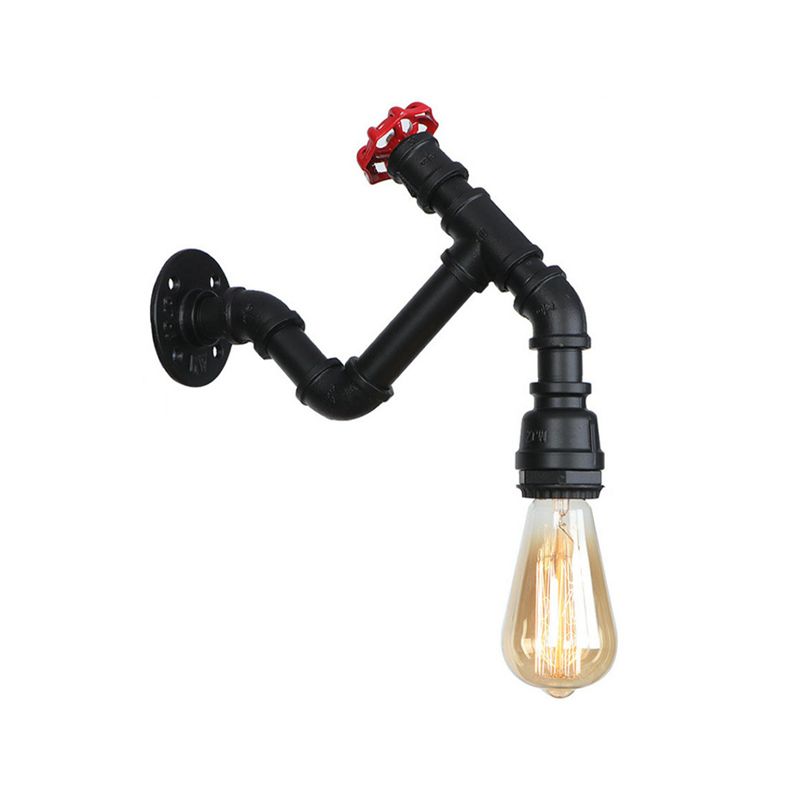 Acqua in metallo Acqua Wall Sconcetto illuminazione a parete in stile industriale lampada montata