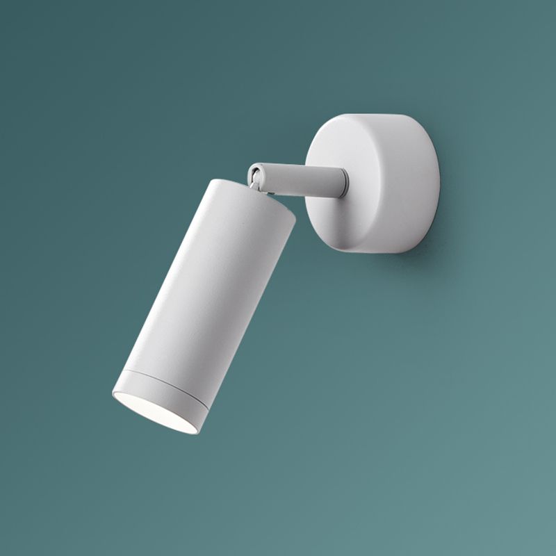 Metal Half Cylinder Reading Wall Lighting Modern Style 1-Light Wall Mounted Light Fixture