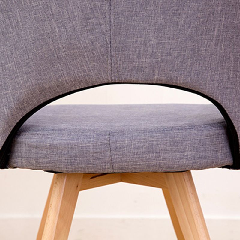 Chaises de salle à manger en bois modernes, fauteuils latéraux à dossier ouvert pour la cuisine