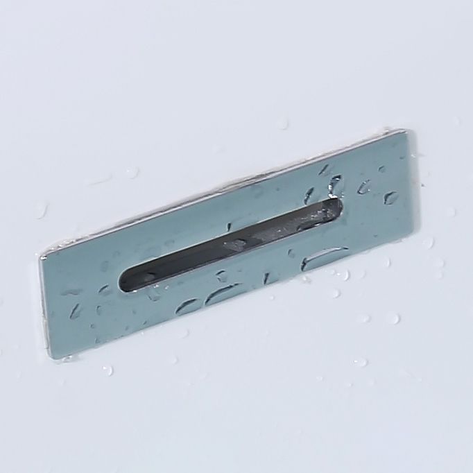 Modern Rectangular Bathtub Freestanding Acrylic Soaking White Bathtub (Board not Included)