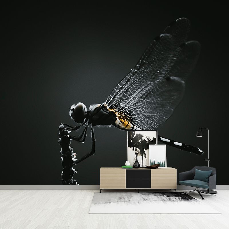 Dragonfly Mural Wallpaper Moisture Resistant Living Room Bedroom Wall Decor