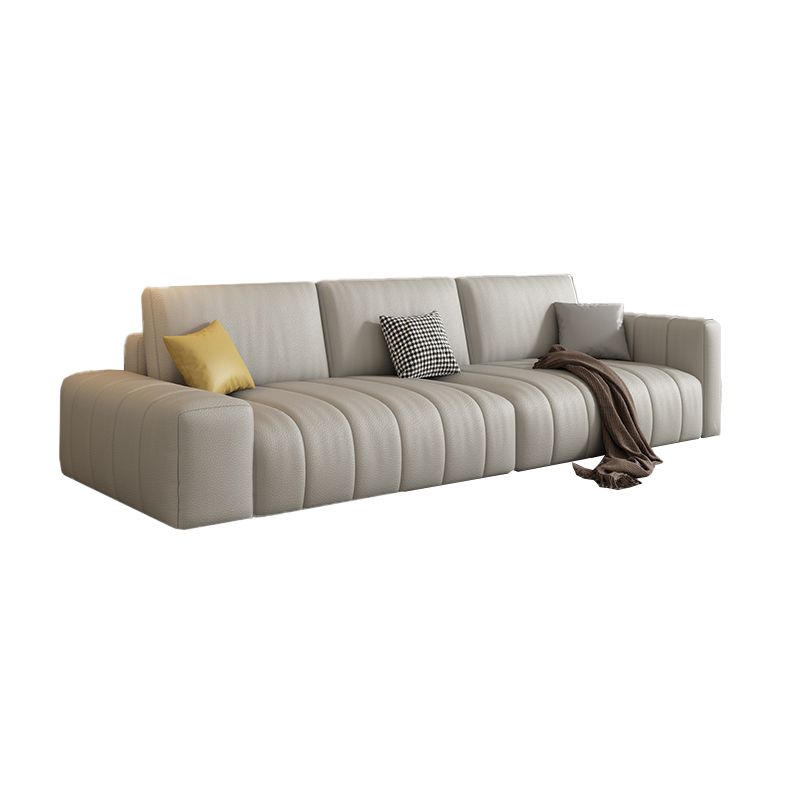 Scandinavian Stain-Resistant for Living Room Square Arm Sofa & Chaise