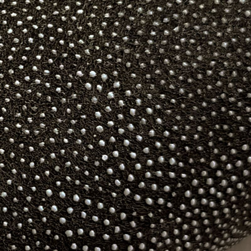 Tapis graphique de mélange moderne gris tapis de support sans glissement pour le salon