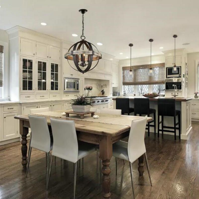 Multi Light Candle Branch Hanging Lights Industrial Style Metal Hanging Lighting for Study