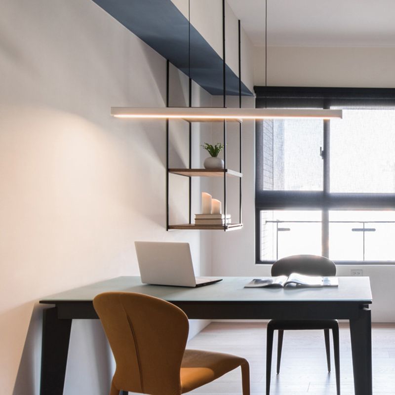 Geometric Shape Modern Style Island Pendant Metal Island Light Fixtures for Dining Room