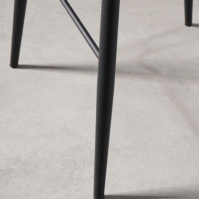 Contemporary Bar-stool PU Leather Counter Bar Stool for Kitchen Bar with Metal Legs