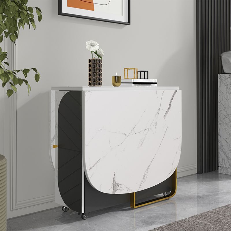 Contemporary Dining Set 1/2/3/5 Pcs Folding Dining Room Table and Chairs