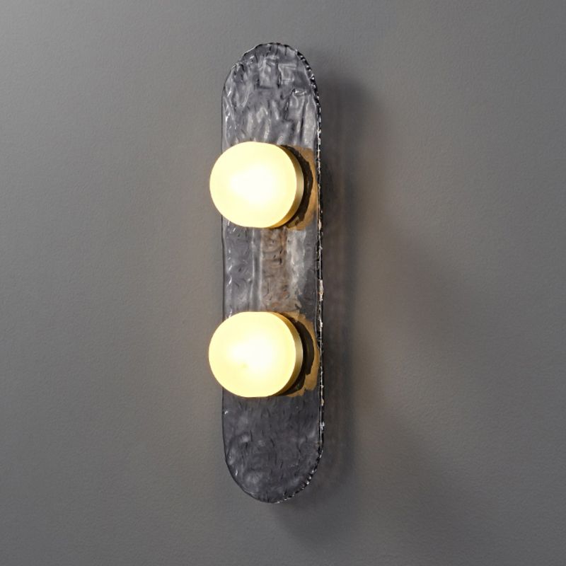 Nordic Style Wall Light Ellipse Shape Wall Lamp with Acrylic Shade for Bedroom