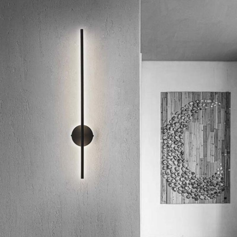 Modern Metal Shade Wall Lighting Fixtures Black/gold Shade Wall Lamp for Bedroom