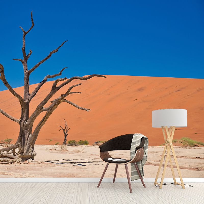 Desert Landscape Wall Mural Wallpaper Modern Style Mildew Resistant for Decoration