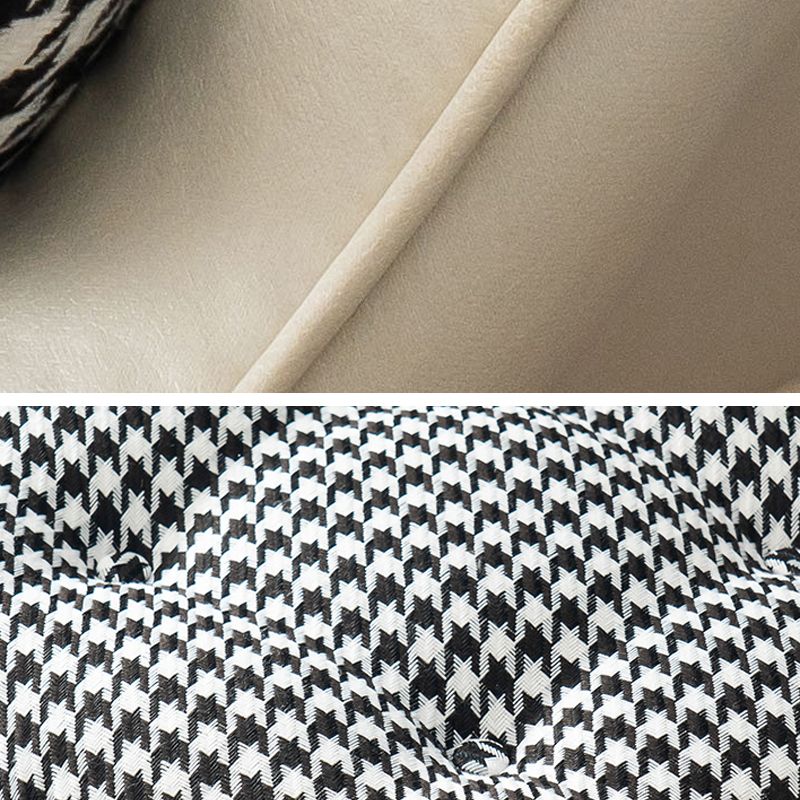 Modern Upholstered Rocker Chair Metal Frame Friction Resistant Rocker Chair for Home