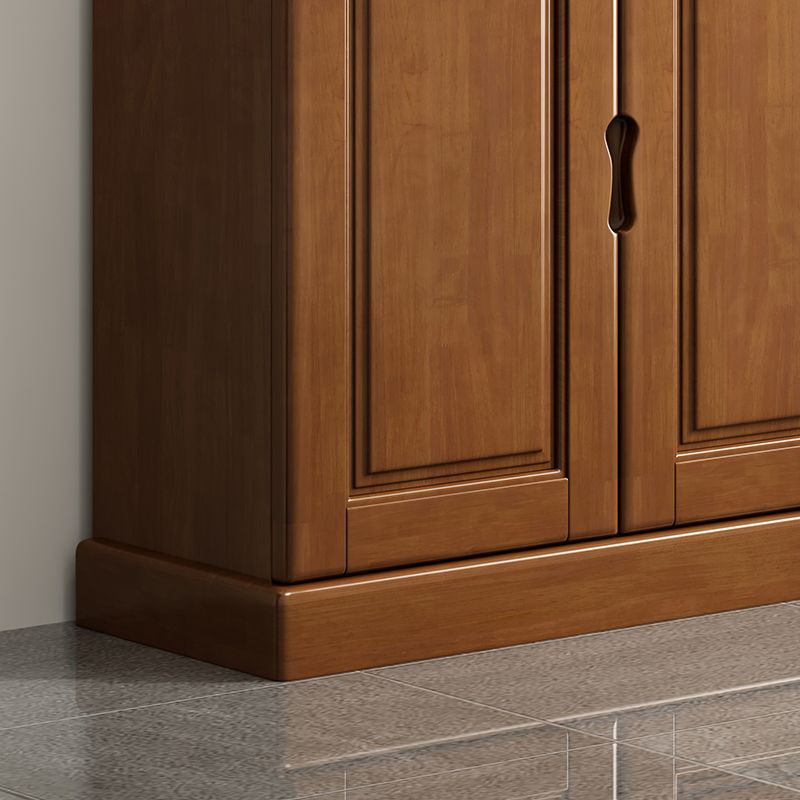 Mid-Century Modern Rectangle Accent Chests and Cabinets in Brown/white