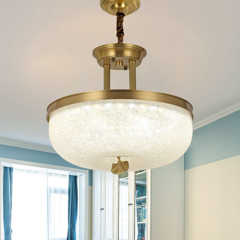 12 "/16" W GOUD/ZWARTE BOLL HANGENDE Kroonluchter Vintage Frosted White Glass Eetkamer LED Hanglicht