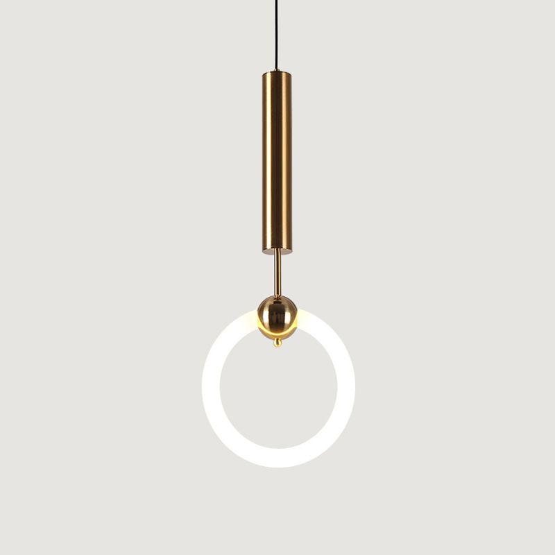 LED contemporain Light Light Simple Linear Pending Lighting Fixtures pour chambre à coucher