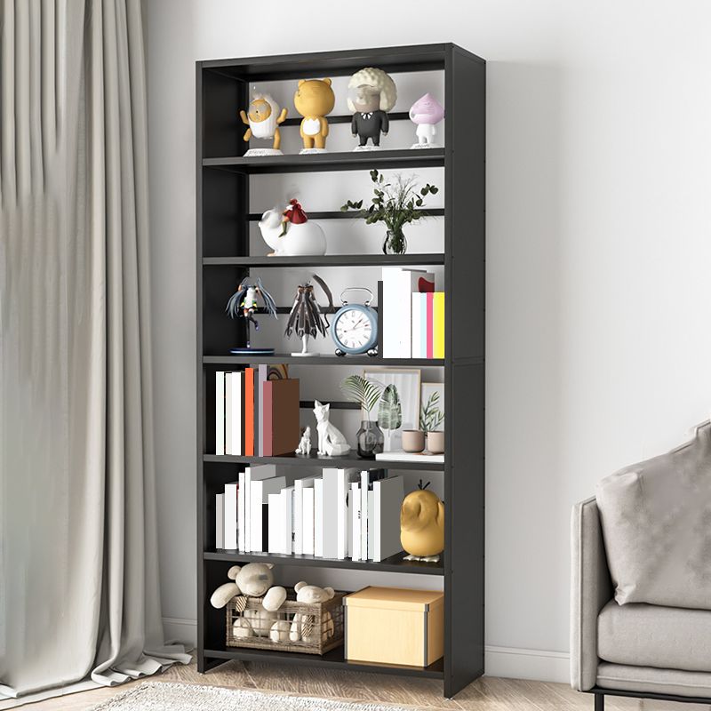 10" Wide Standard Bookcase and Steel Open Book Shelf with Rectangular Shelves