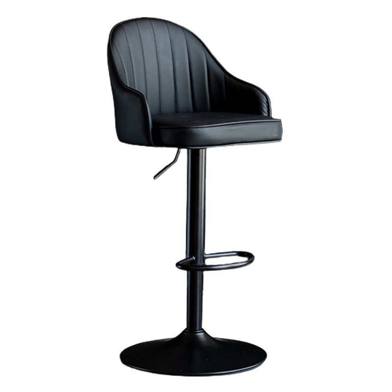 Industrial Metal Counter Height Stools Back Bar Stool for Living Room