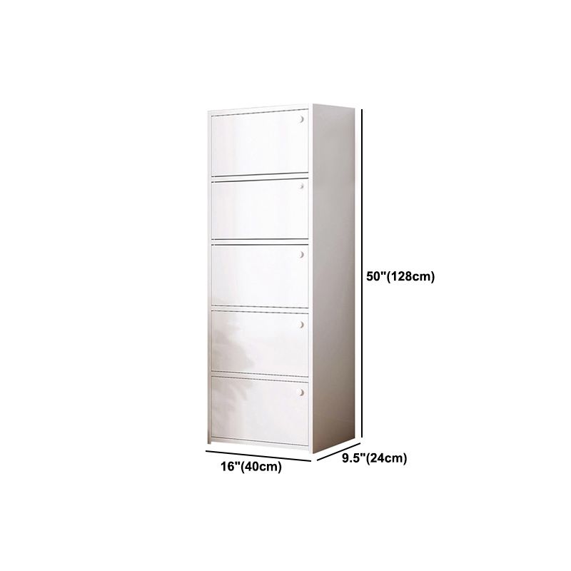 Contemporary Accent Cabinet with Doors Scratch Resistant Storage Cabinet