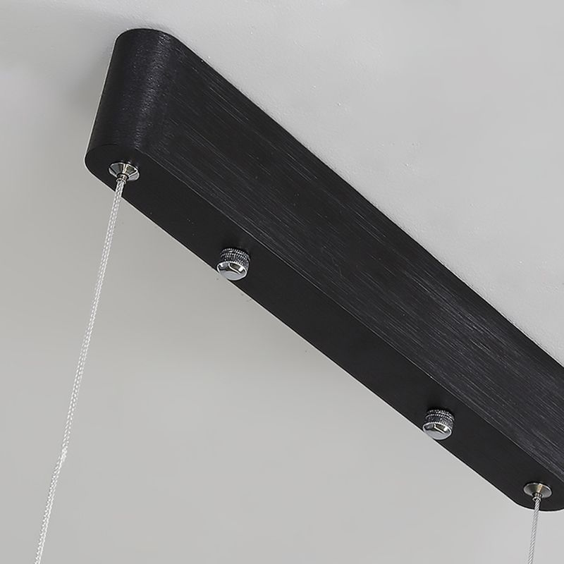 Linearinselanhänger führte die nordische moderne Deckenpendelleuchte für Büro