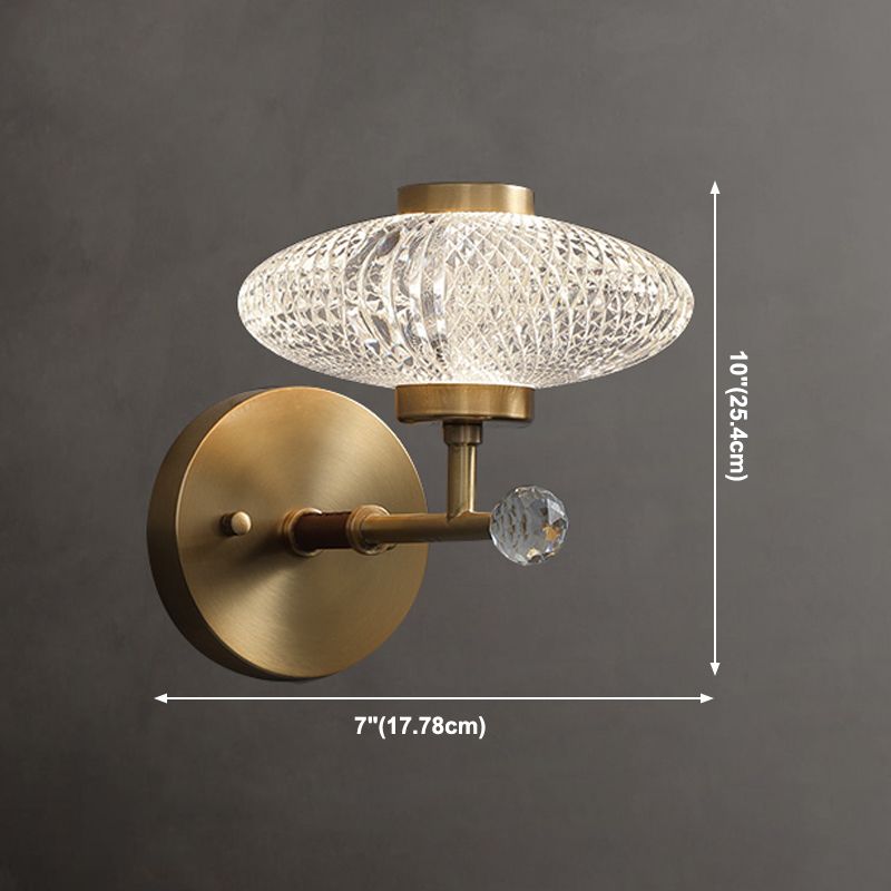 1 Éclair mural géométrique en verre clair