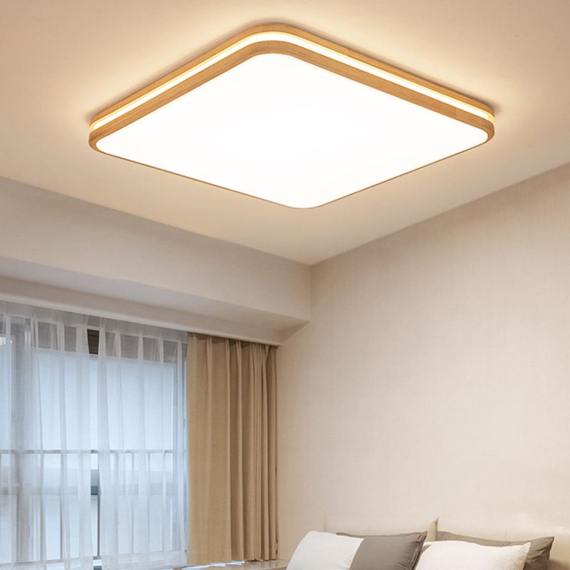 Plafonnier moderne en acrylique à 1 lumière, luminaire de plafond pour chambre à coucher