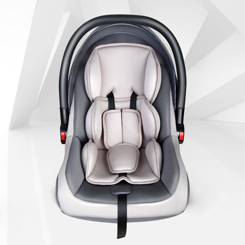 Portable Crib Cradle Oval Metal Moses Basket with Upholstered