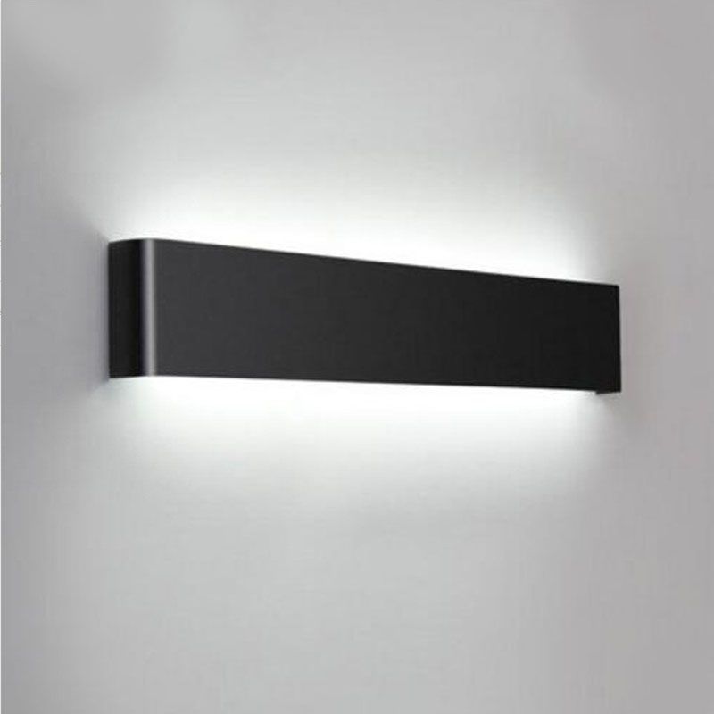 1-Light Wall Mount Light Modern Style LED Wall Sconce Light with Acrylic Shade