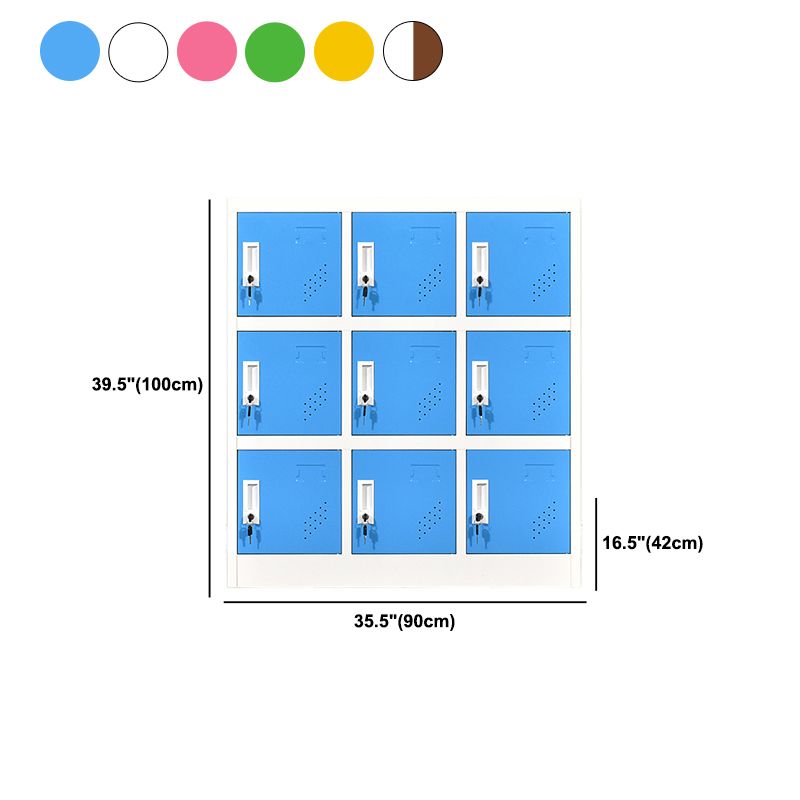 Contemporary Style Wardrobe Metal Wardrobe Closet for Home,35.43" D x 16.54" W x 39.37" H