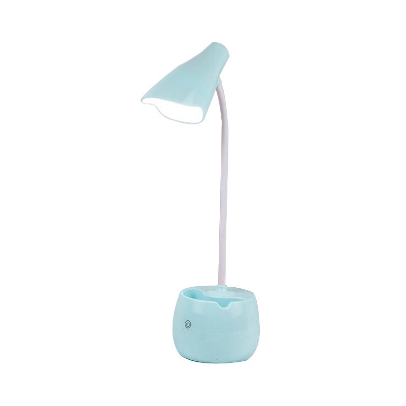 Auf Augenhöhe flexibler Schwangerschung Desk Light Stifthalter Design LED USB-Ladung Lesen Sie Licht in Blau/Rosa/Weiß/Gelb