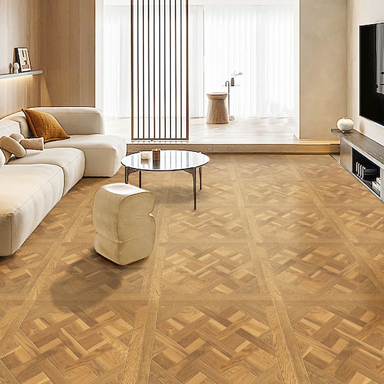 Wooden Geometry Floor and Wall Tile Modern Wood Texture Square Tile