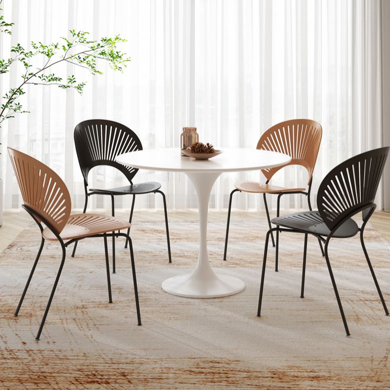 Modern 1/3/5 Pieces Dining Set Round Stone Dining Table for Kitchen