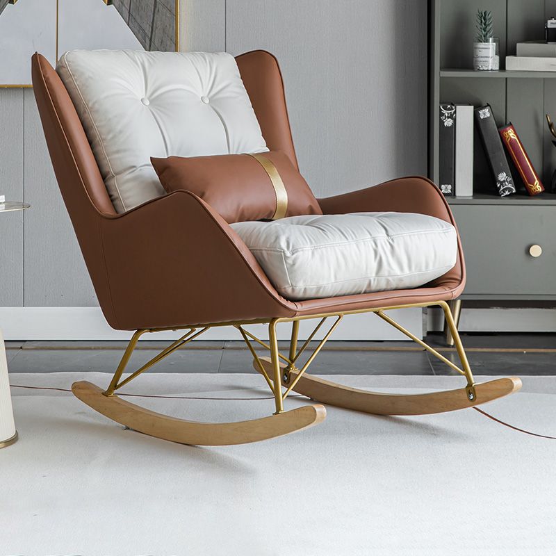 Living Room Light Luxury Rocking Chair Modern Family Lazy Sofa Chair